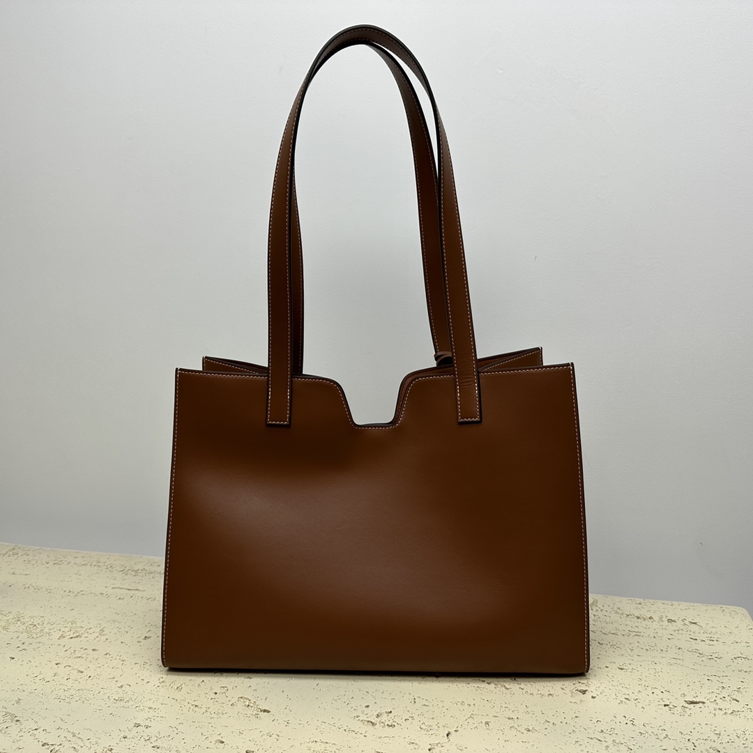 CABAS16光滑牛皮革手袋新品15X11X5英寸37X29X12厘米本款型可装下IPAD等平板电脑牛皮