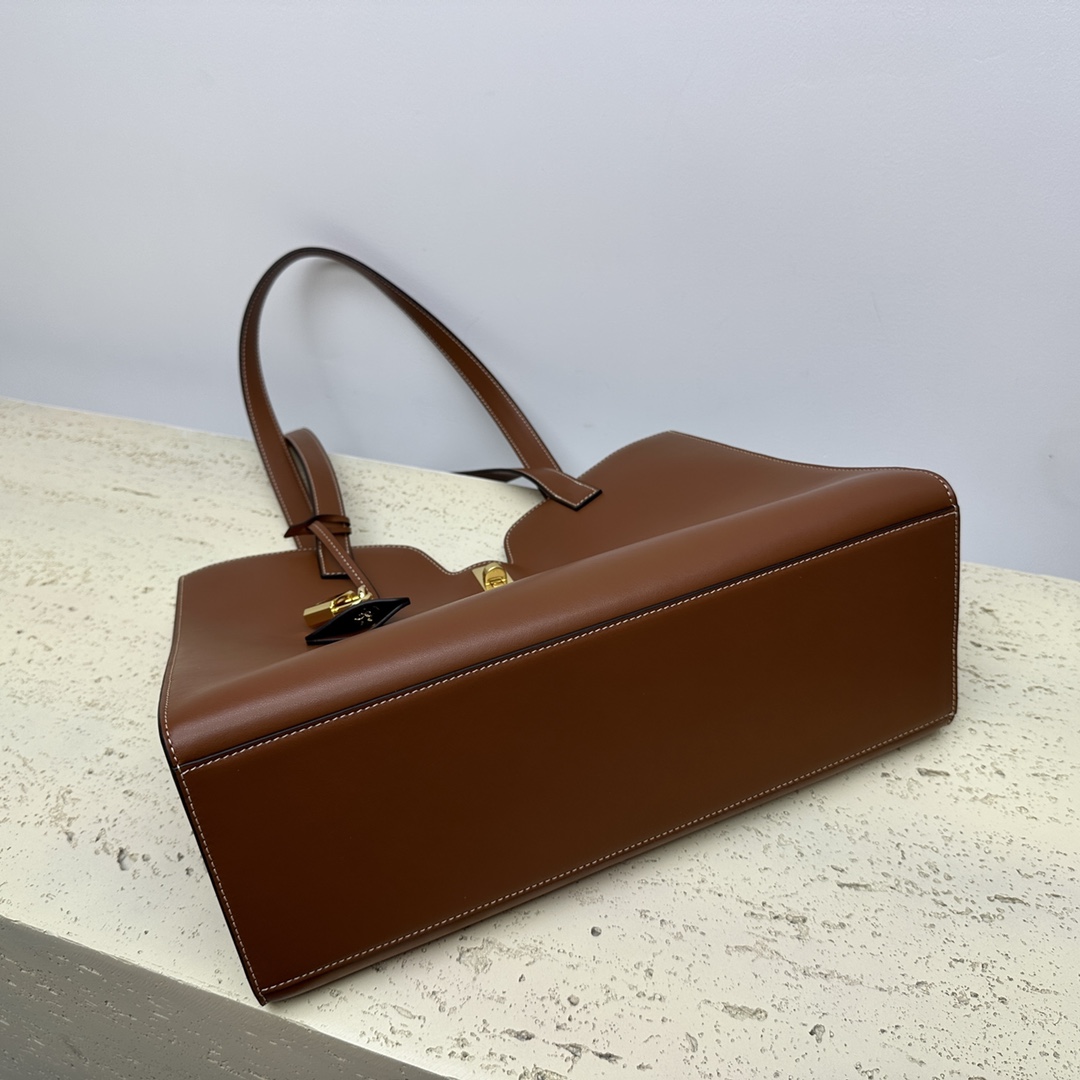 CABAS16光滑牛皮革手袋新品15X11X5英寸37X29X12厘米本款型可装下IPAD等平板电脑牛皮