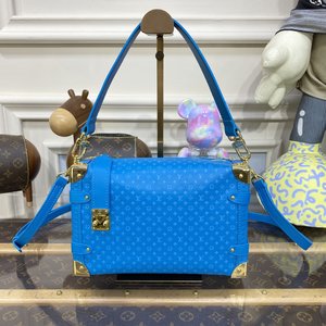 Louis Vuitton LV Petite Malle Handbags Crossbody & Shoulder Bags Replcia Cheap
 Black Blue Red Yellow Cowhide M46358