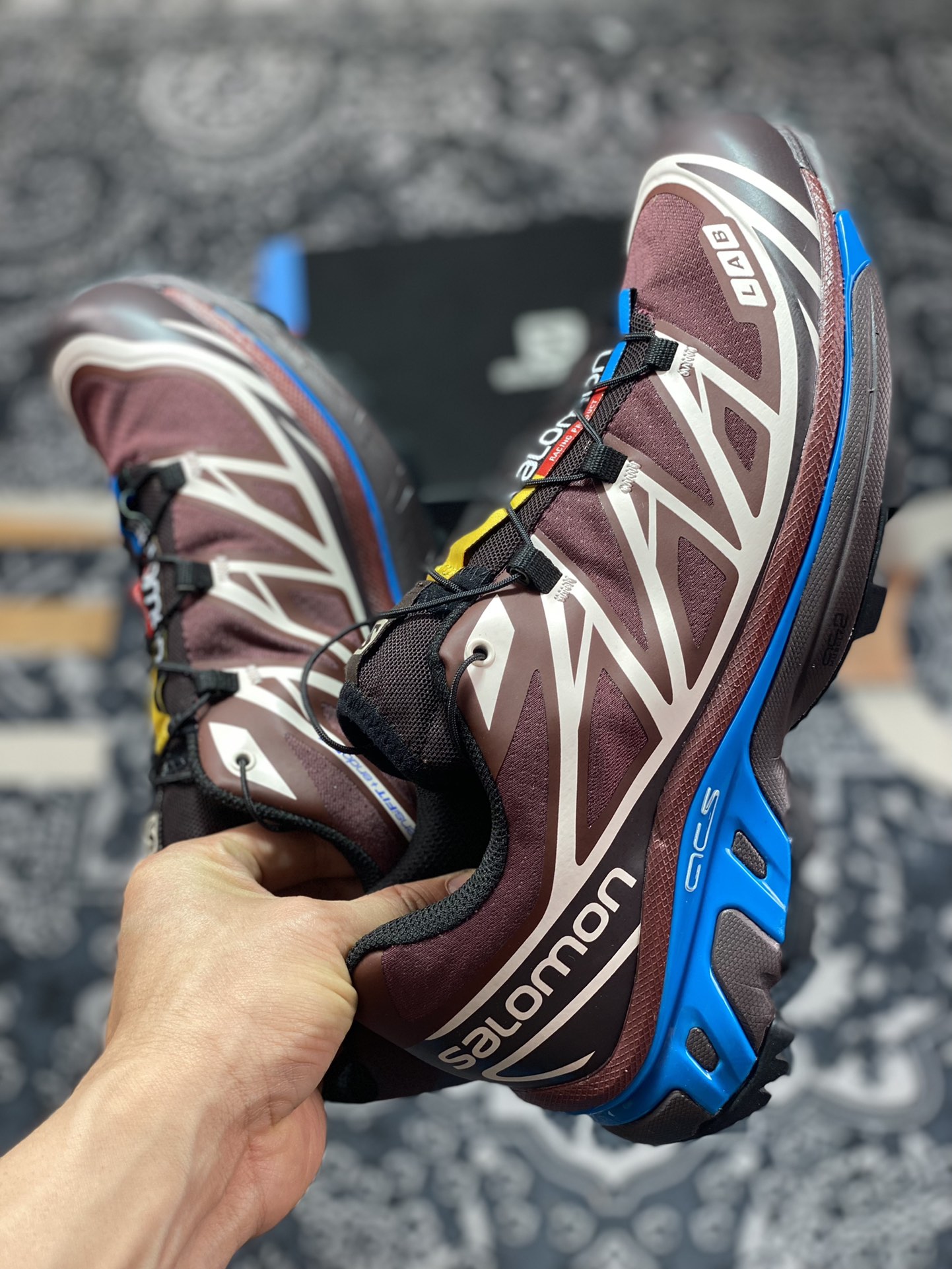 Salomon XT-6 ”Madder Brown/Mocha Mousse/Chocolate Plum” Skyliste