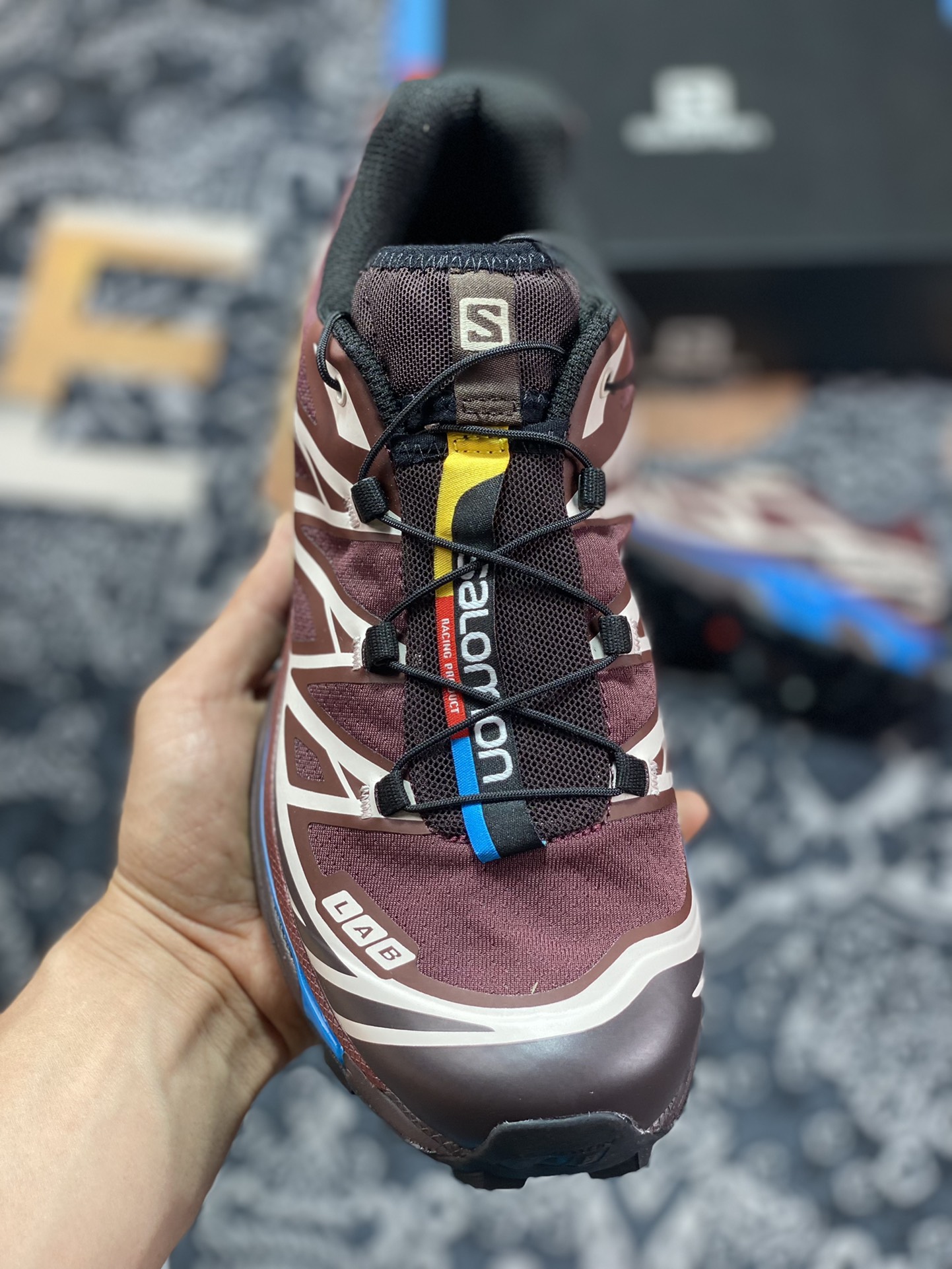 Salomon XT-6 ”Madder Brown/Mocha Mousse/Chocolate Plum” Skyliste