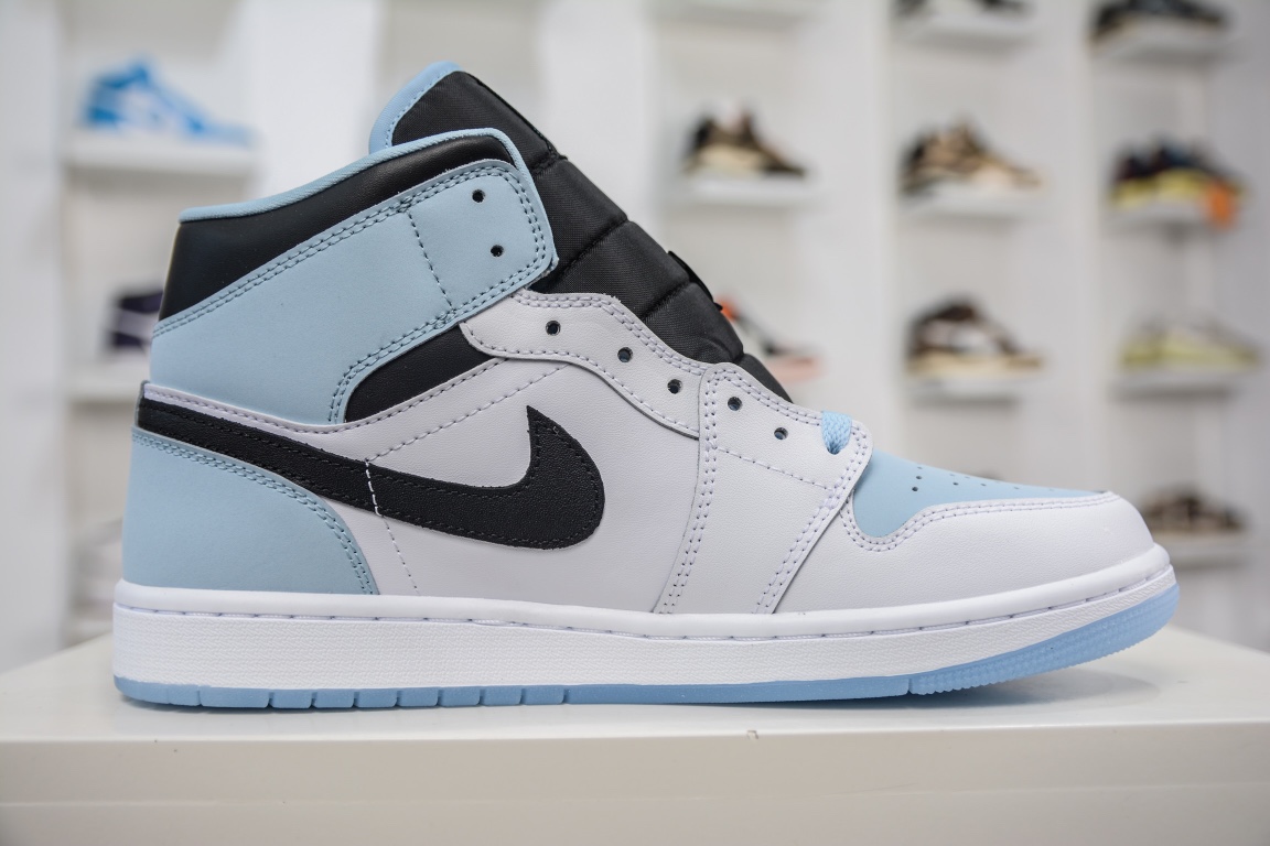 260 纯原版 Nike Air Jordan 1 Mid AJ1乔1中帮文化篮球鞋 DV1308-104