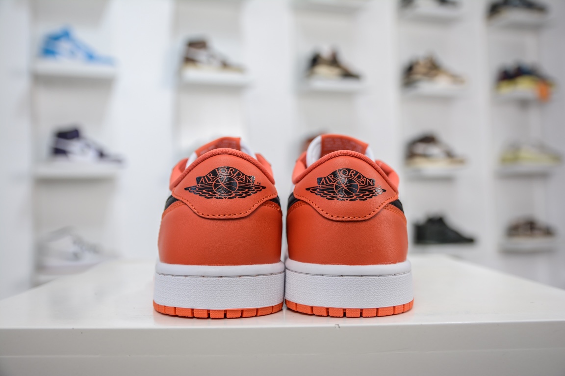200 原装Air Jordan 1 Low 白橙 白扣碎 AJ1 CZ0790-801
