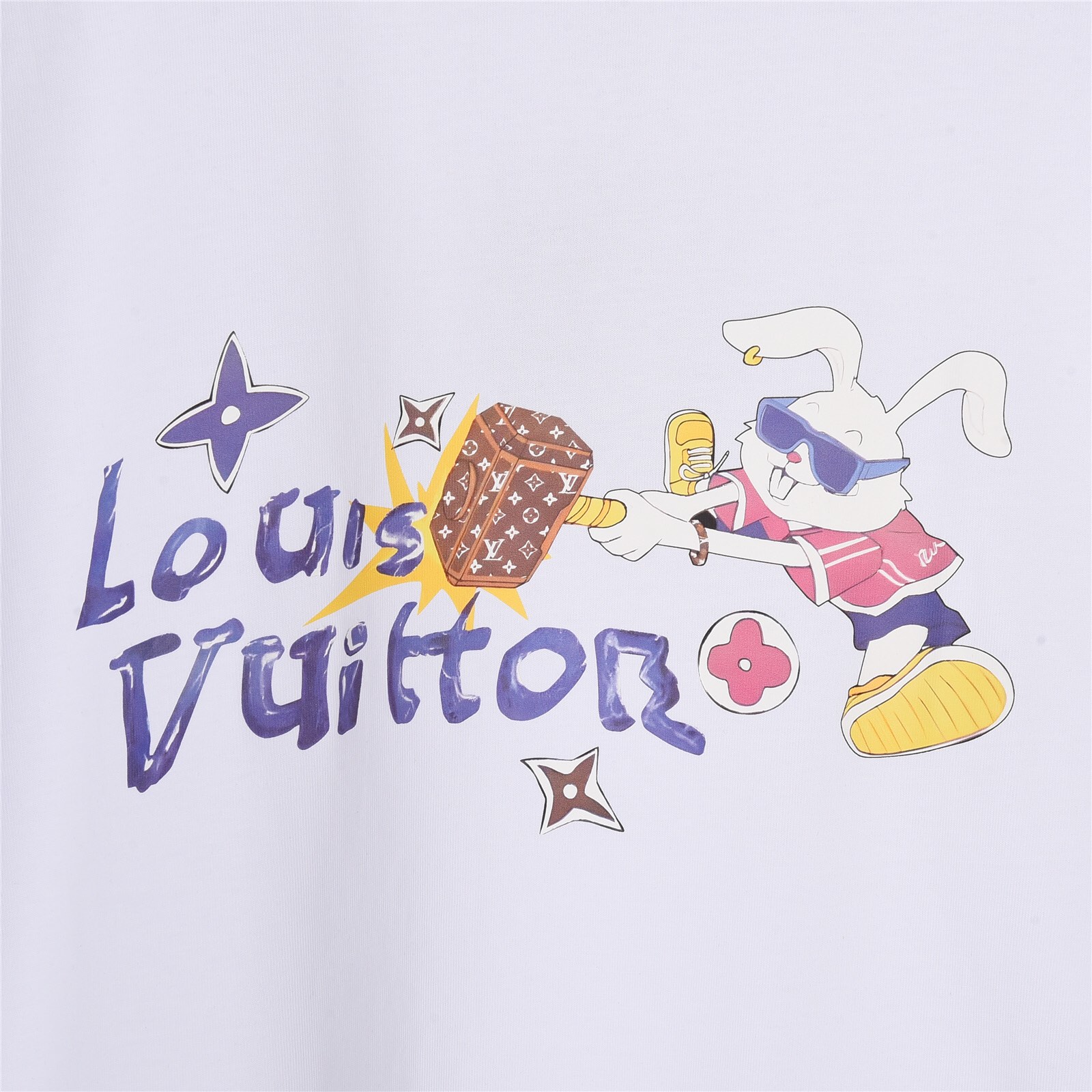 Louis Vuitton/路易威登 秀场限定卡通兔印花短袖