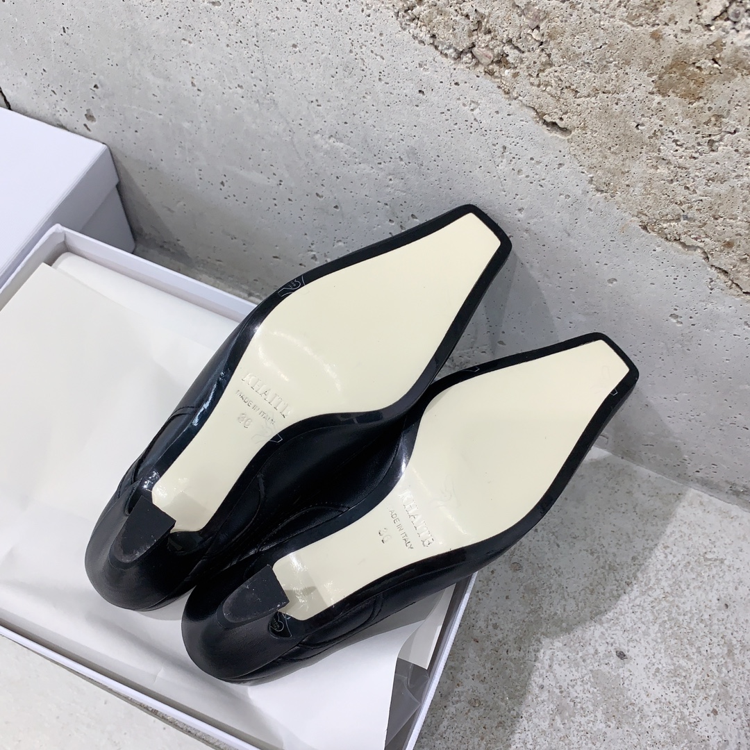 Khaite 2023 Collection: Stylish High-Heeled Slippers for Women with True Beauty - 图片 9