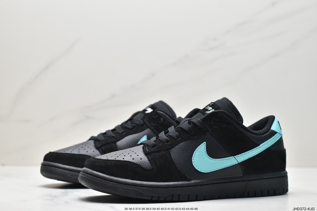 Dunk suede black and white Nike Dunk Low correct leather CW1588-001