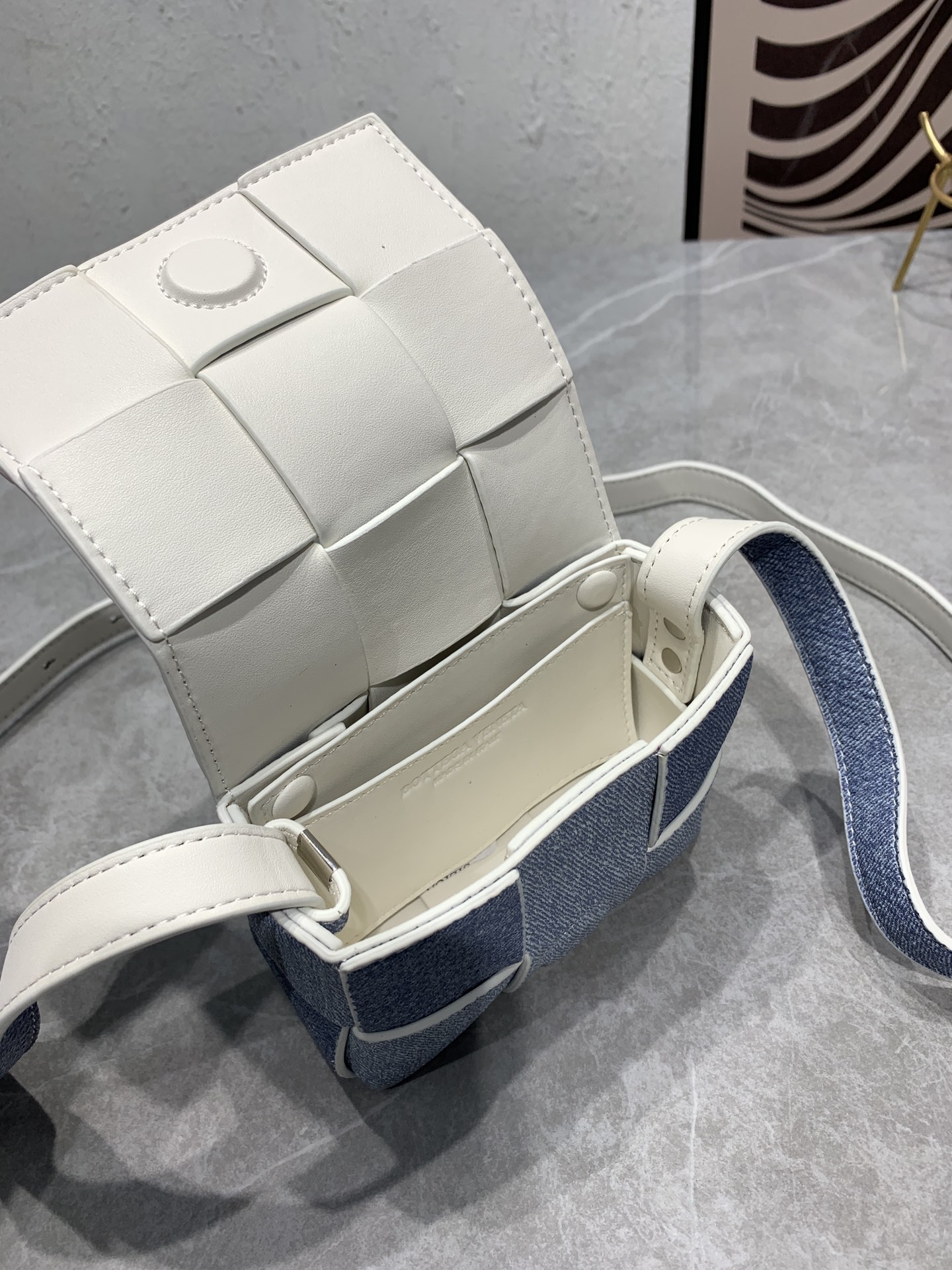 p340 Bottega veneta mini编织方块包mini小可爱 简