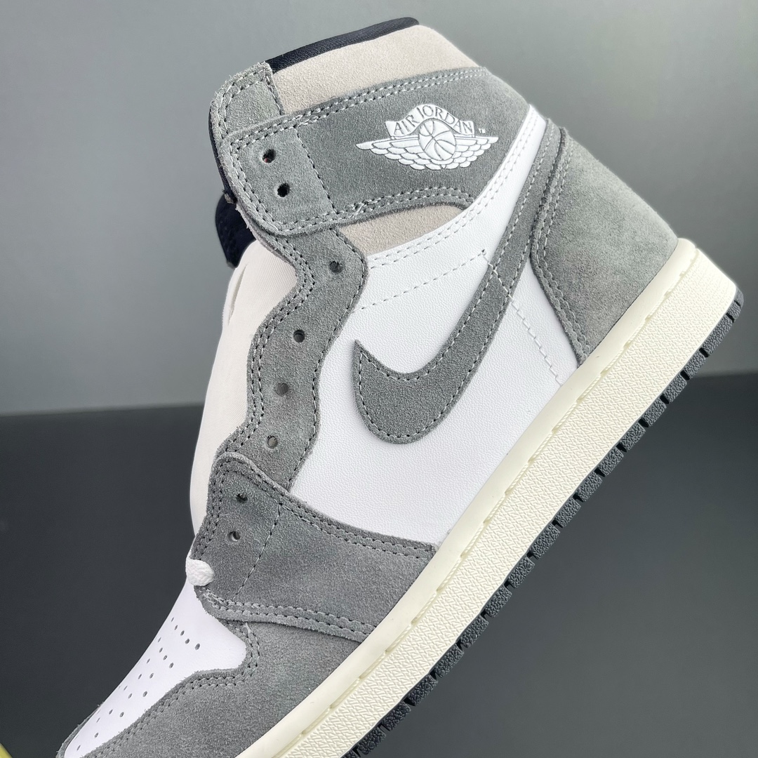 ️工厂清仓大型福利开闸️外贸F版AirJordan1High灰白全网首家出货全新一代灰白配色整体鞋身水洗