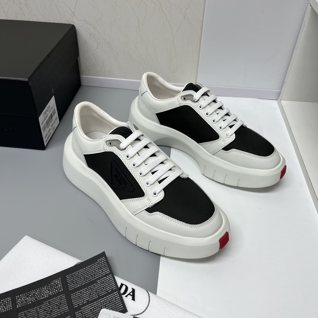 Prada Style Black Leather Men's Shoes style reference detail image 4 from source 781930