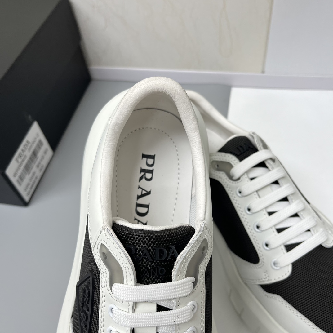 Prada Style Black Leather Men's Shoes style reference detail image 6 from source 781930
