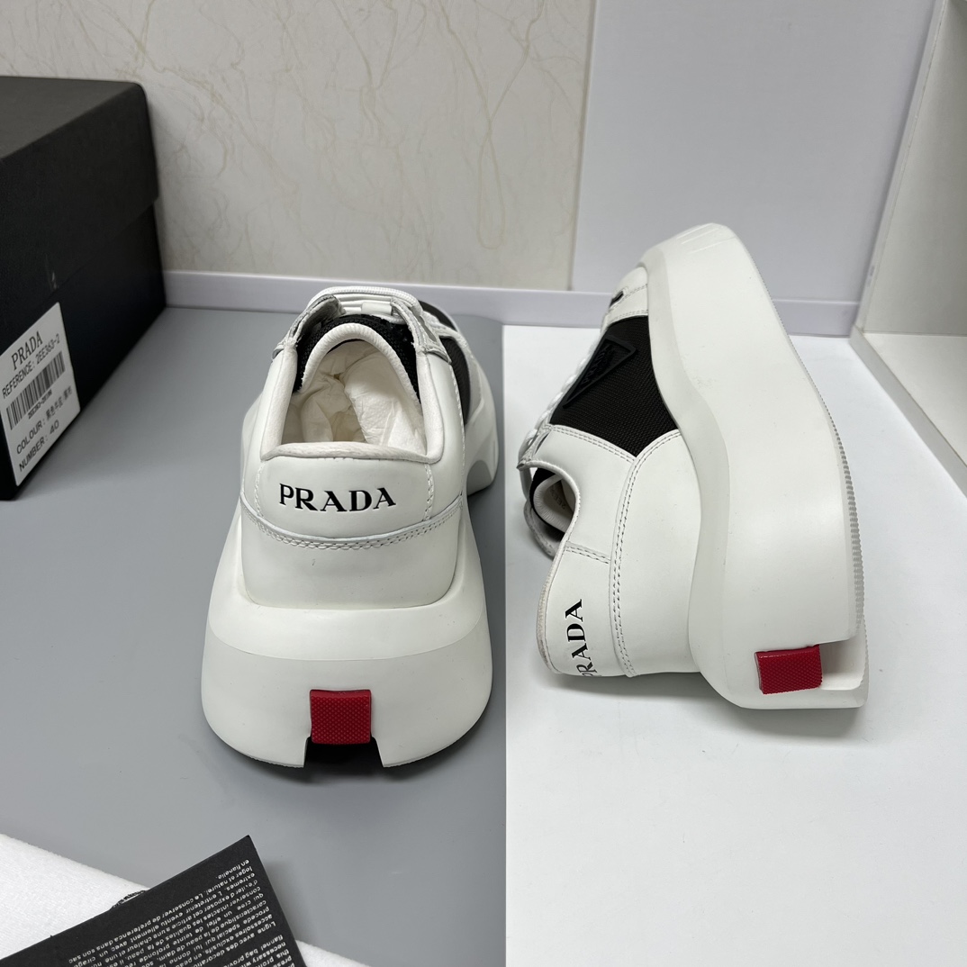 Prada Style Black Leather Men's Shoes style reference detail image 3 from source 781930
