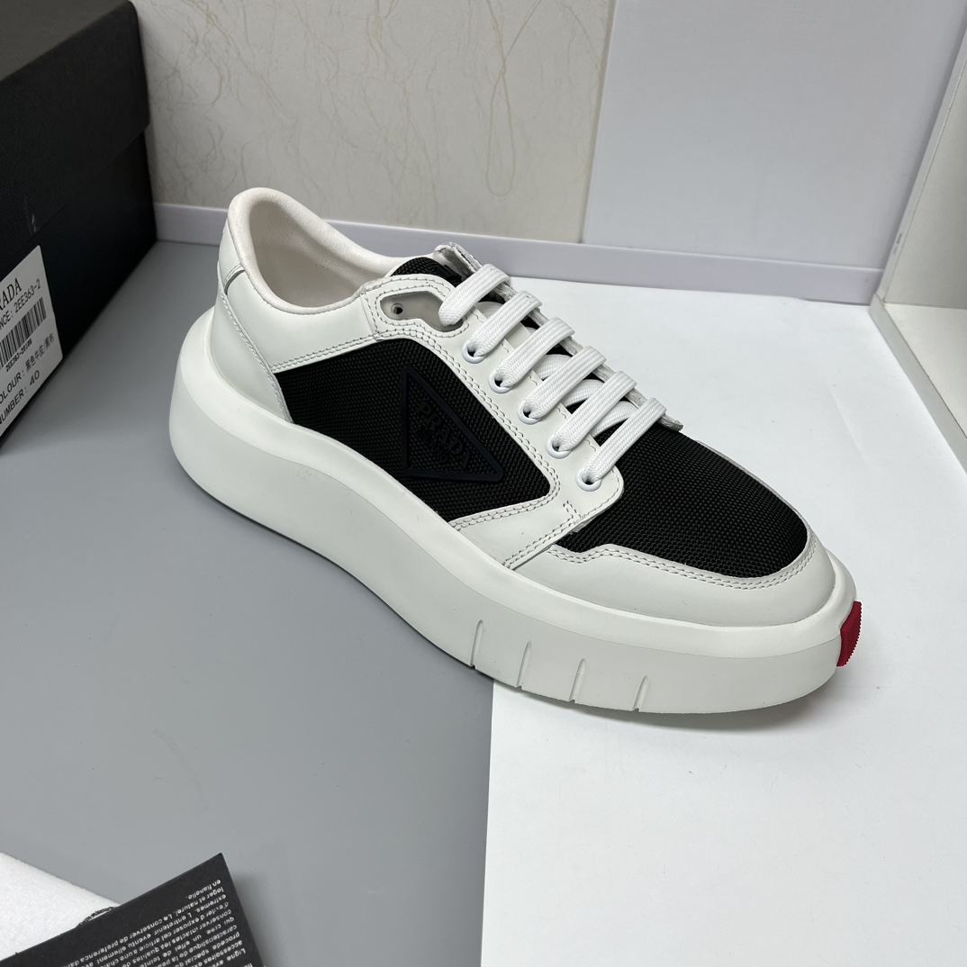 Prada Style Black Leather Men's Shoes style reference detail image 5 from source 781930