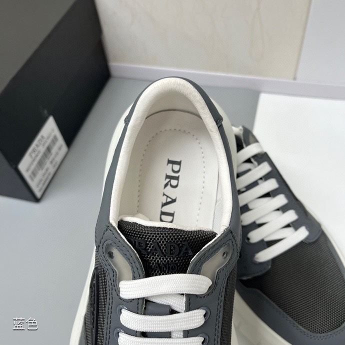 Prada Style Black Leather Men's Shoes style reference detail image 8 from source 781931