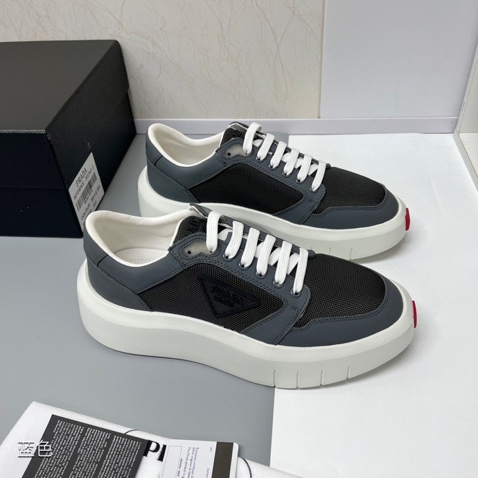 Prada Style Black Leather Men's Shoes style reference detail image 4 from source 781931