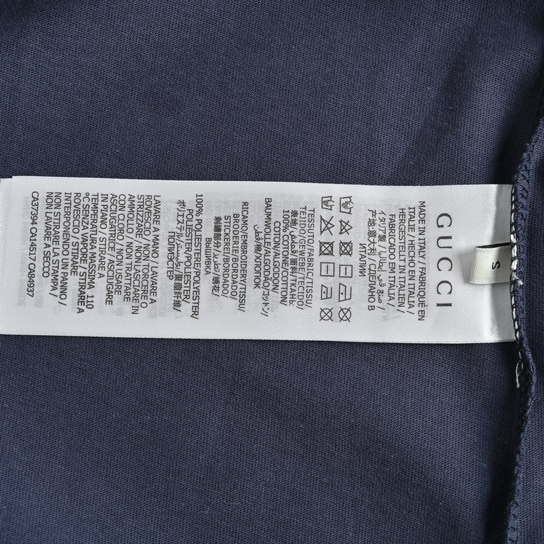 170 Gucci/古驰 23ss 化学公式发泡印花短袖