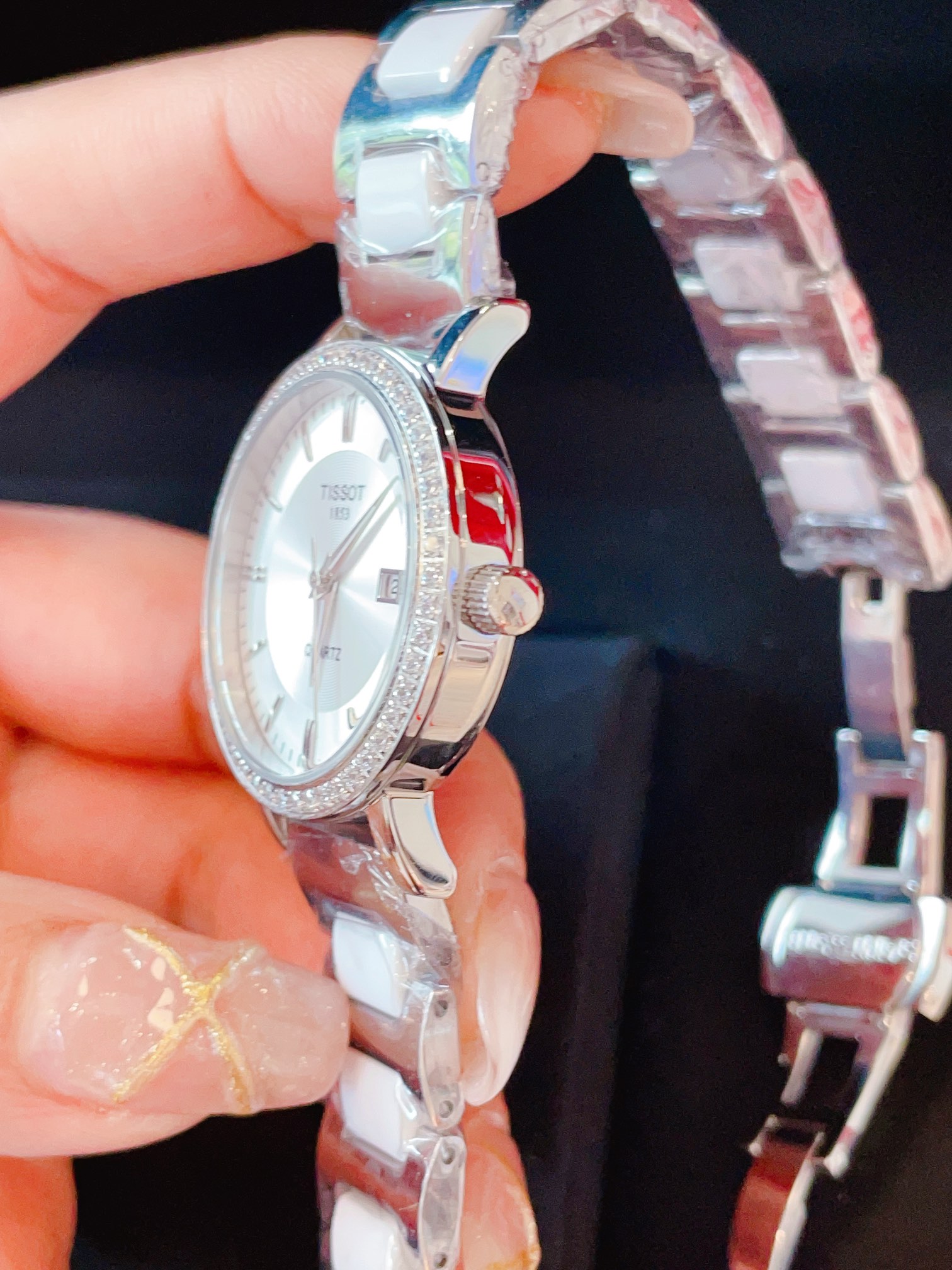 Popular Women’s Steel Belt Ceramic Tissot Watch, Unique Charm for Various Occasions - 图片 8