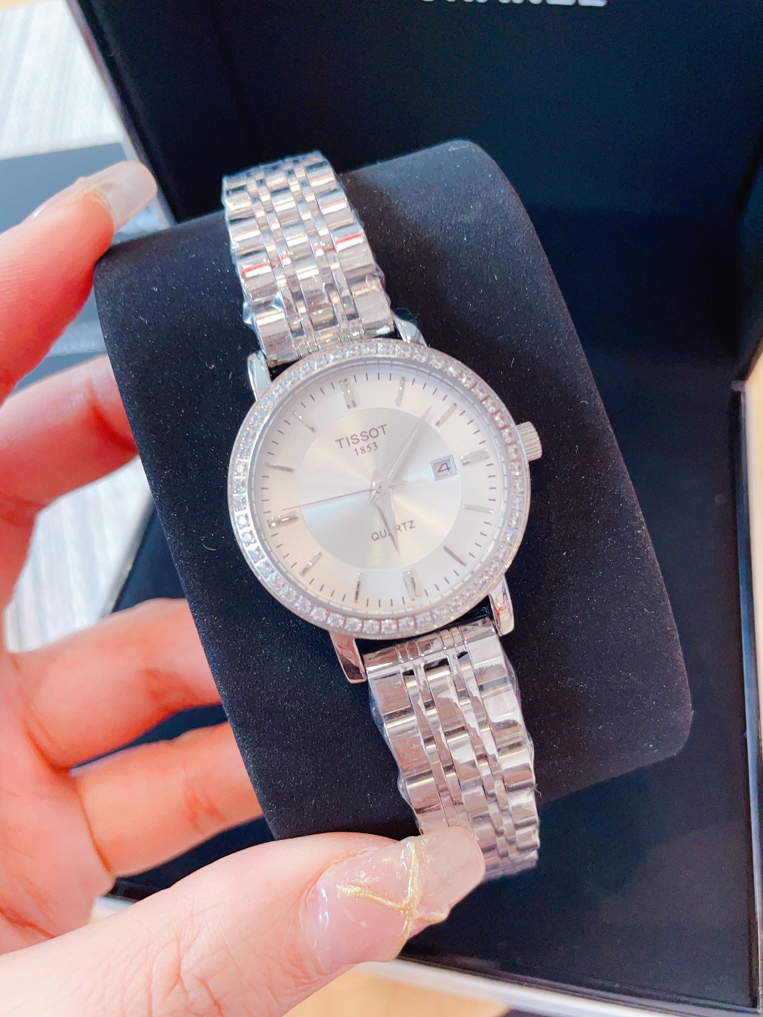 Popular Women’s Steel Belt Ceramic Tissot Watch, Unique Charm for Various Occasions - 图片 3