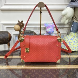Replica AAA+ Designer
 Louis Vuitton LV Petite Malle Perfect 
 Handbags Crossbody & Shoulder Bags Black Blue Red Yellow Cowhide M46358