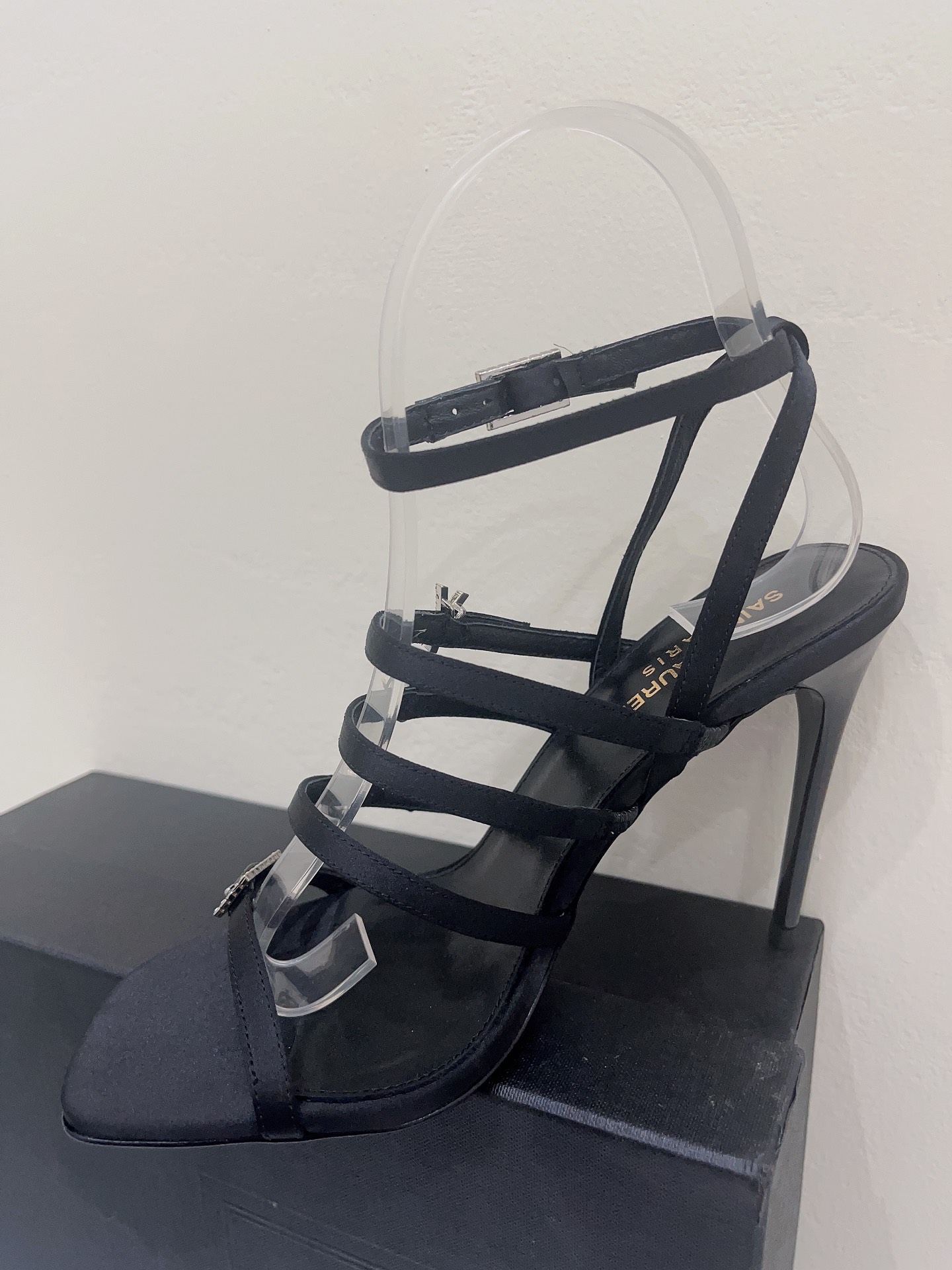 Yves Saint Laurent AAA+
 Shoes High Heel Pumps Sandals Rose Genuine Leather Silk