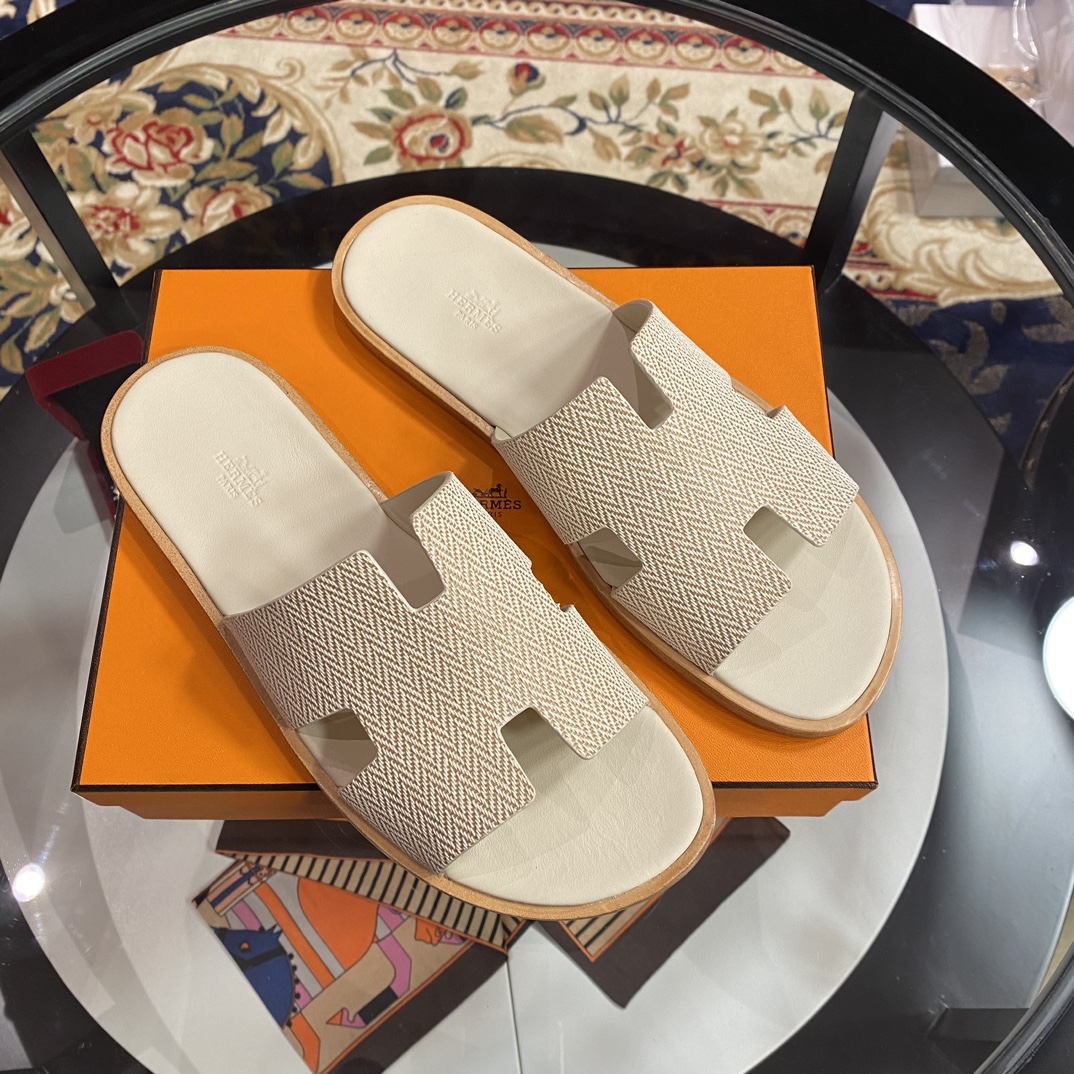 Hermès Herme℃愛玛士 万年 男士 H拖鞋