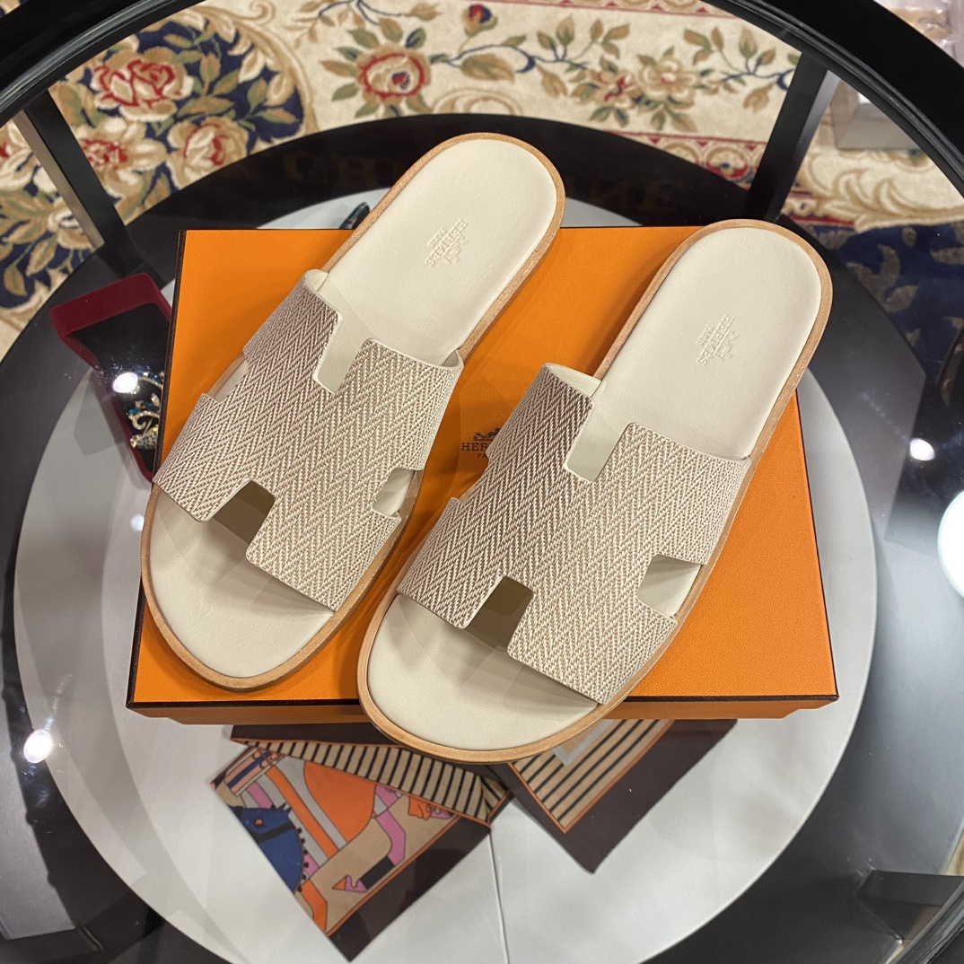 Hermès Herme℃愛玛士 万年 男士 H拖鞋