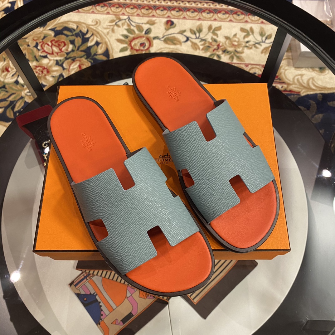 Hermès Herme℃愛玛士 万年 男士 H拖鞋