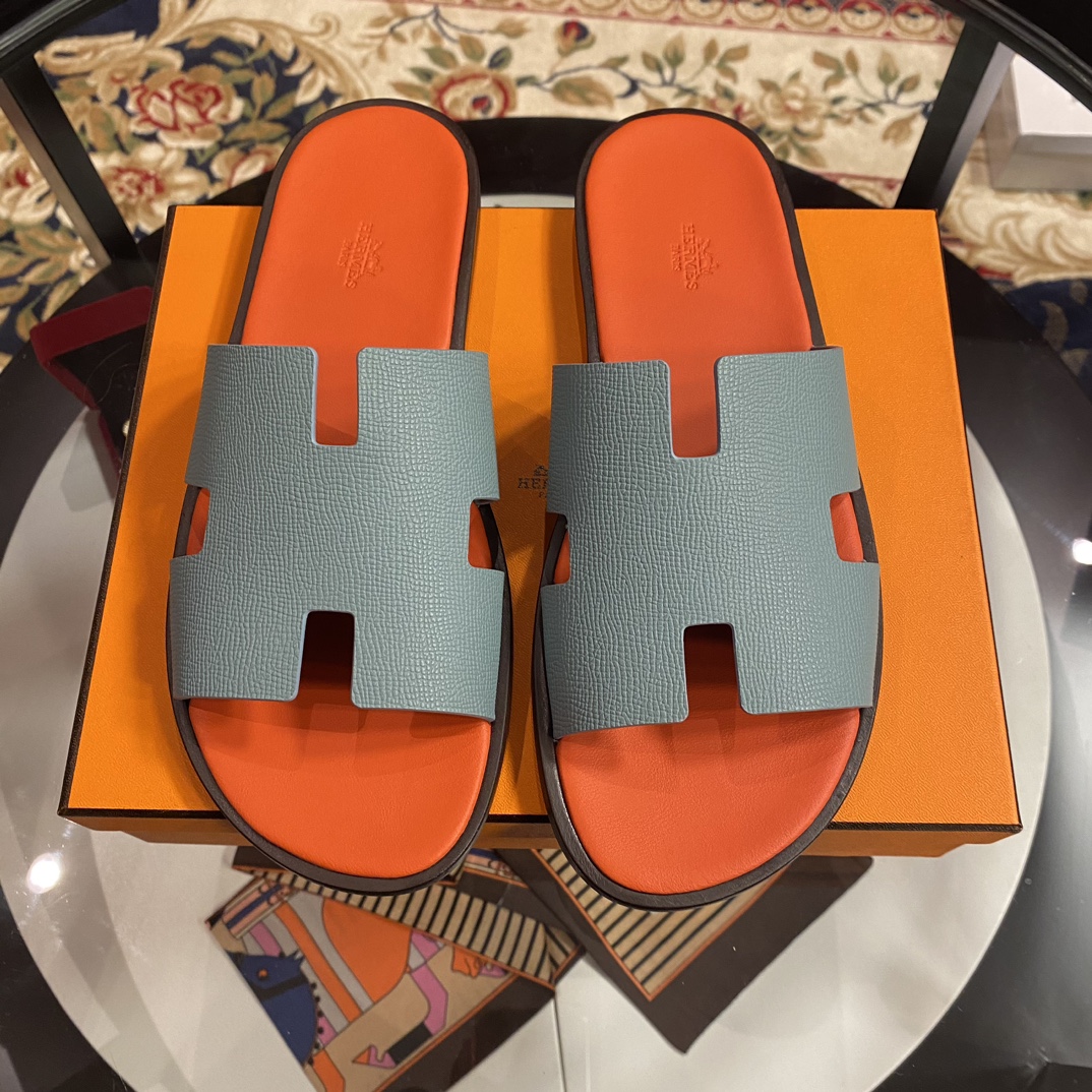 Hermès Herme℃愛玛士 万年 男士 H拖鞋