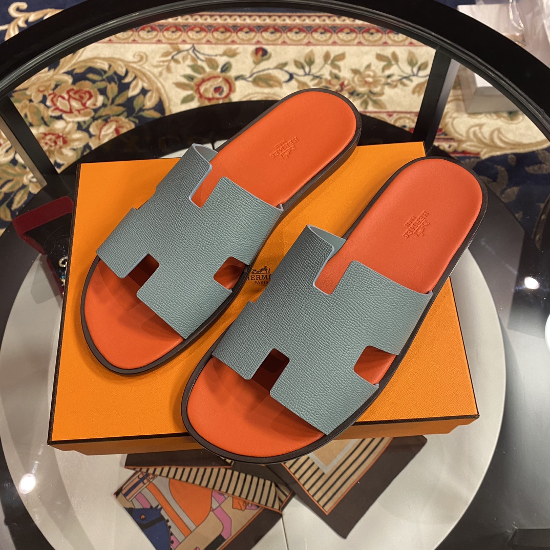 Hermès Herme℃愛玛士 万年 男士 H拖鞋