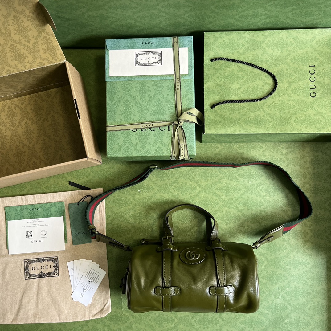 配全套原厂绿盒包装饰同色调双G小号行