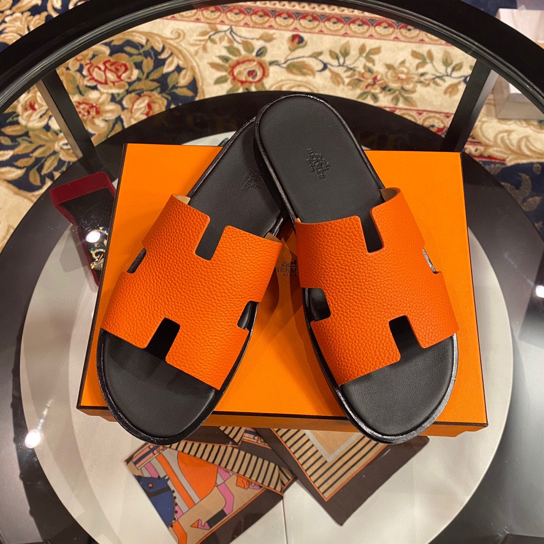 Hermès Herme℃愛玛士 万年 男士 H拖鞋