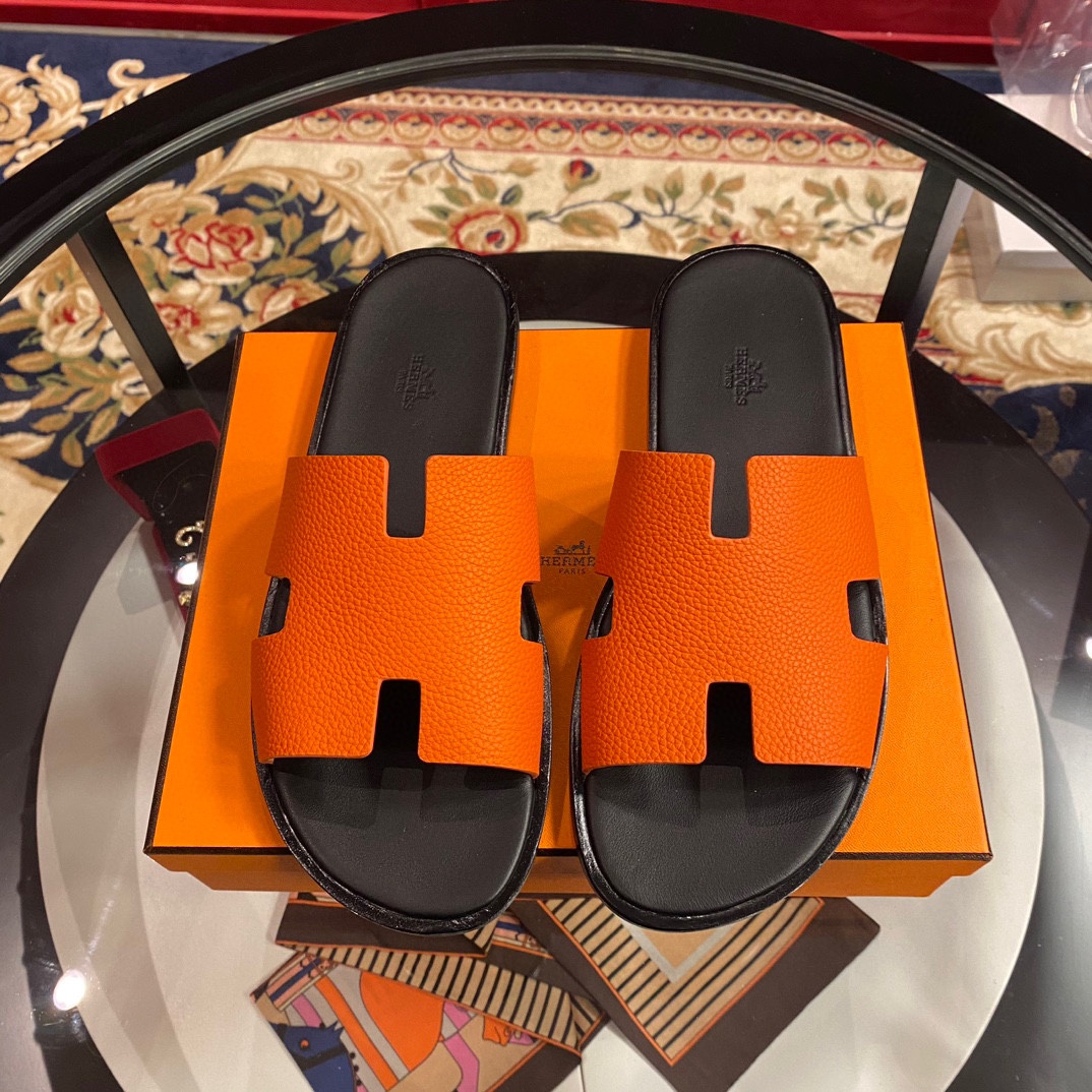 Hermès Herme℃愛玛士 万年 男士 H拖鞋