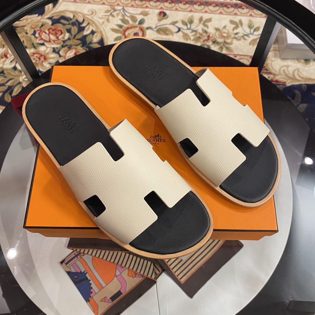 Hermès Herme℃愛玛士 万年 男士 H拖鞋