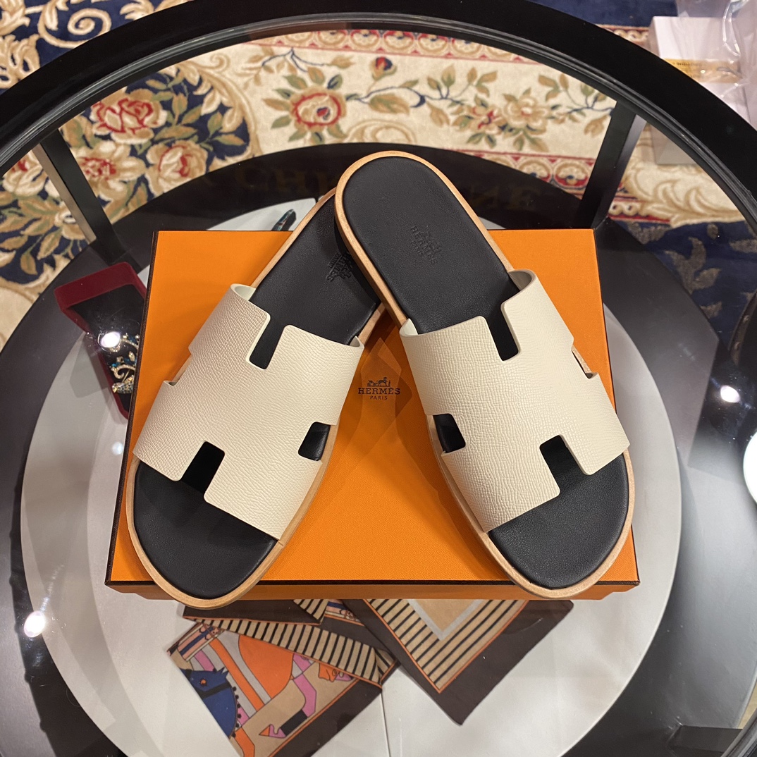 Hermès Herme℃愛玛士 万年 男士 H拖鞋
