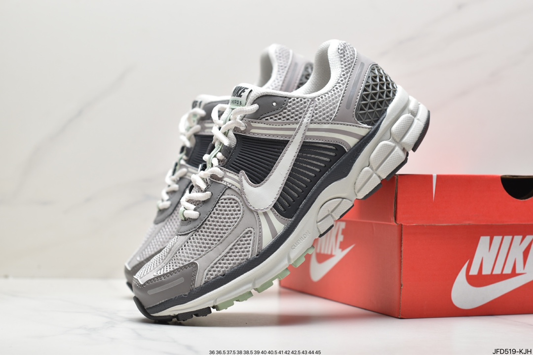 170 耐克Nike Zoom Vomero 5 SP”Vast Grey/Sail”马拉松复古跑五代休闲运动慢跑鞋 FB8825-001