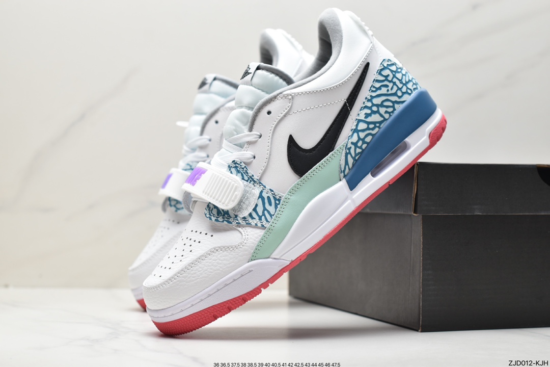 240 Air Jordan Legacy 312 有着交错结合的设计 DV9127-101