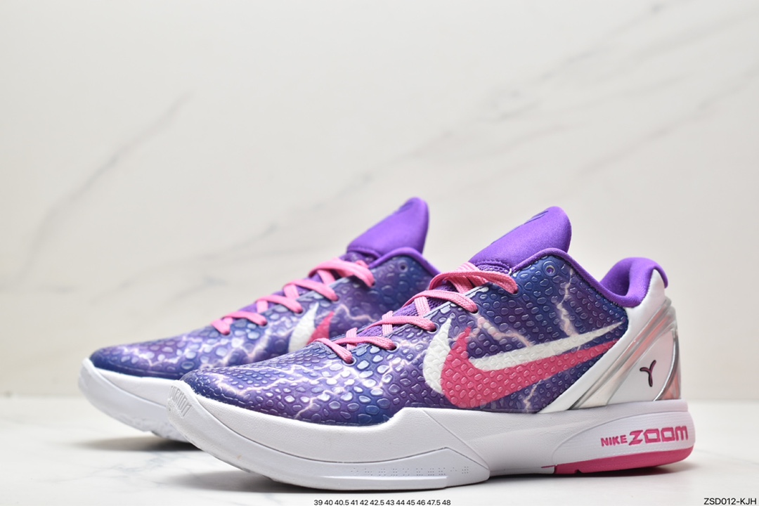 320 Nike Kobe VI Protro 6 曼巴男子实战篮球鞋天使配色 CW2190-666