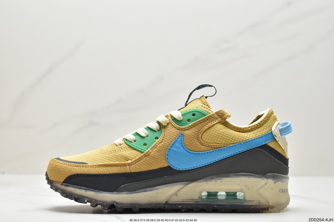 230 Nike Air Max Terrascape 90”Grey/University Red”山川地形慢跑鞋“牛津布白灰大学红冻底”DQ3987-700