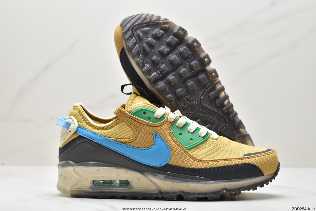 230 Nike Air Max Terrascape 90”Grey/University Red”山川地形慢跑鞋“牛津布白灰大学红冻底”DQ3987-700