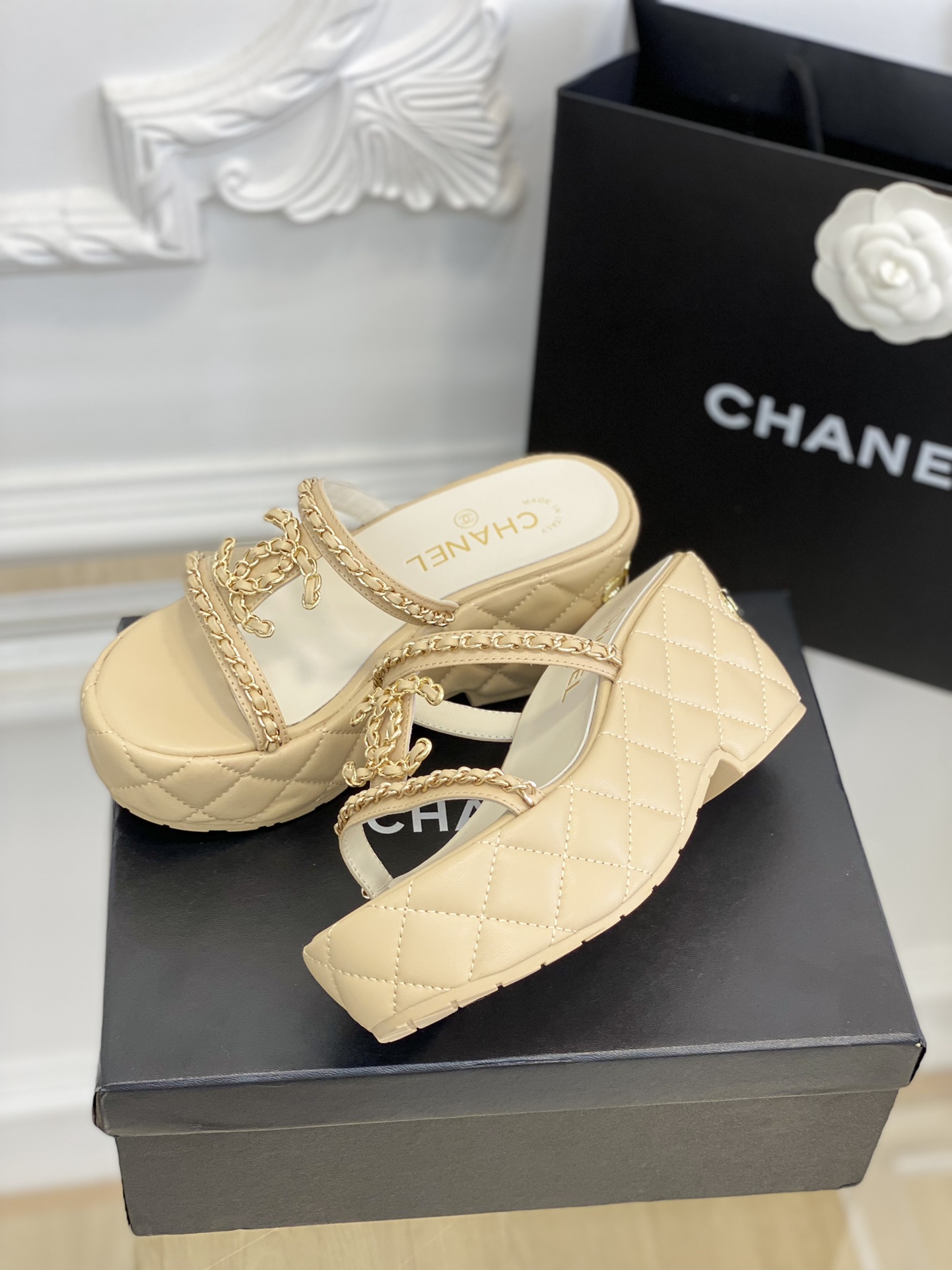 Chanel小香23c新品菱格链条️