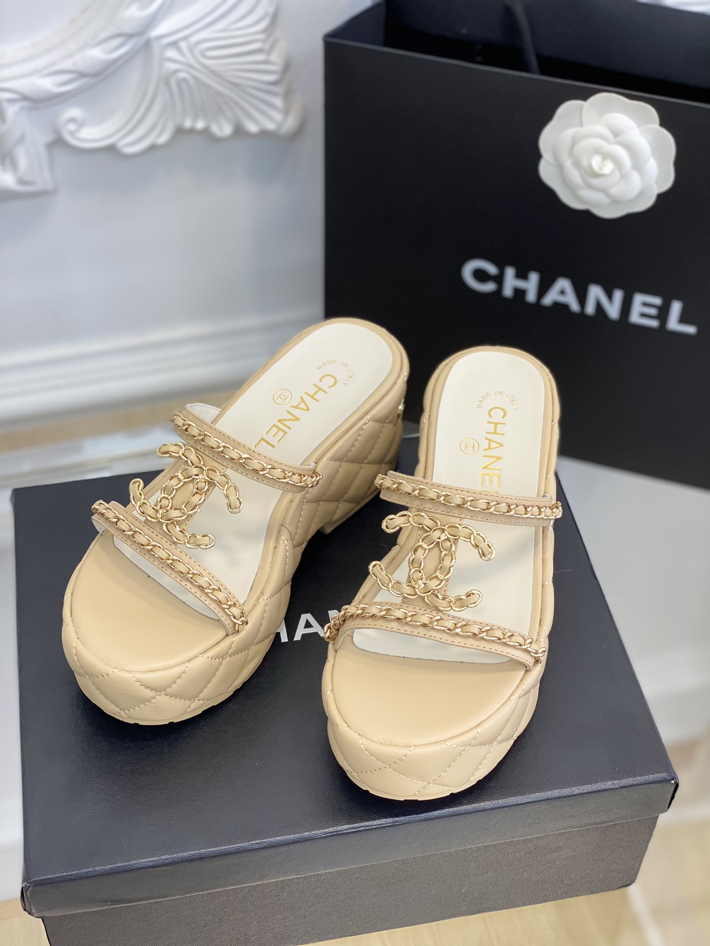 Chanel小香23c新品菱格链条️