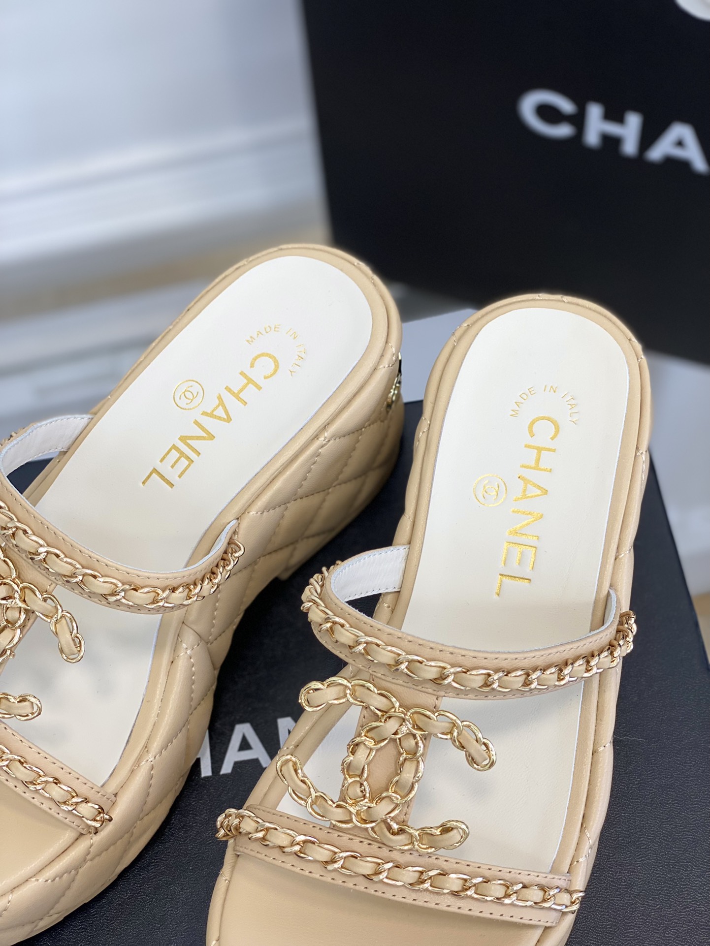 Chanel小香23c新品菱格链条️