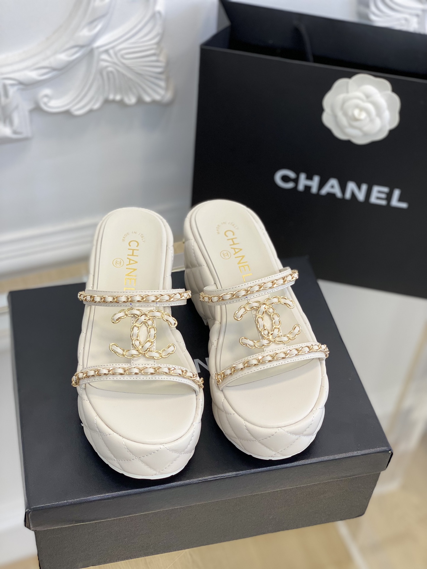 Chanel小香23c新品菱格链条️