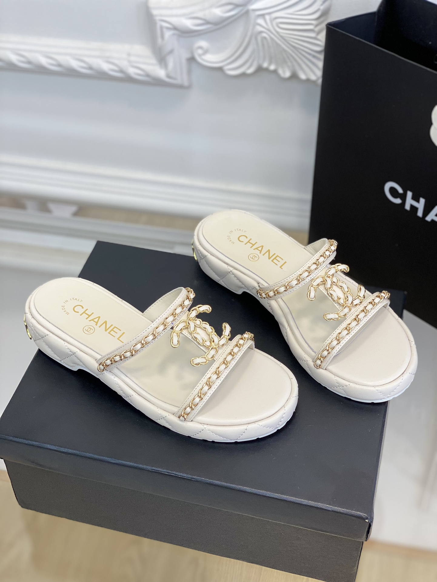 Chanel小香23c新品菱格链条️