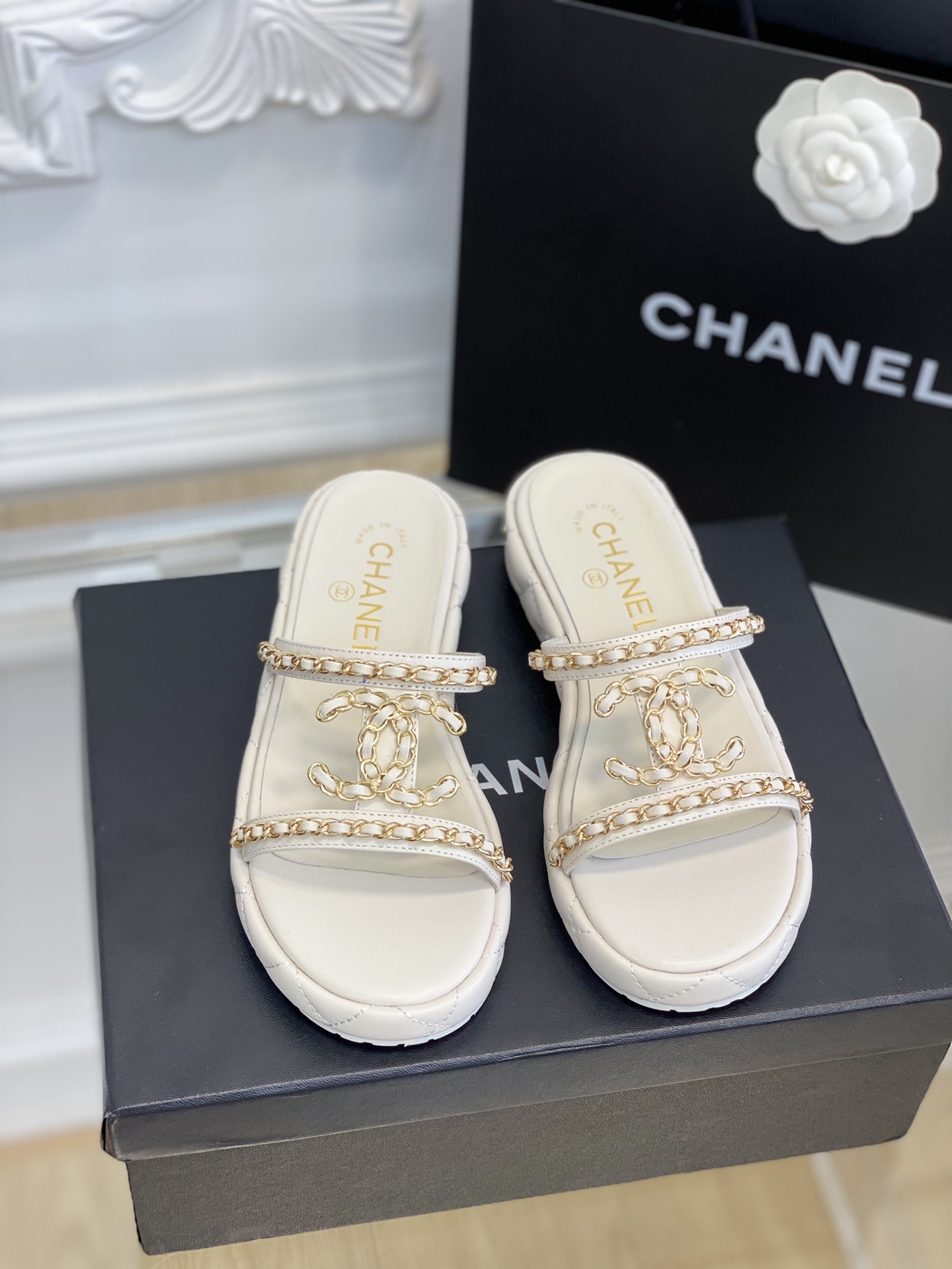 Chanel小香23c新品菱格链条️