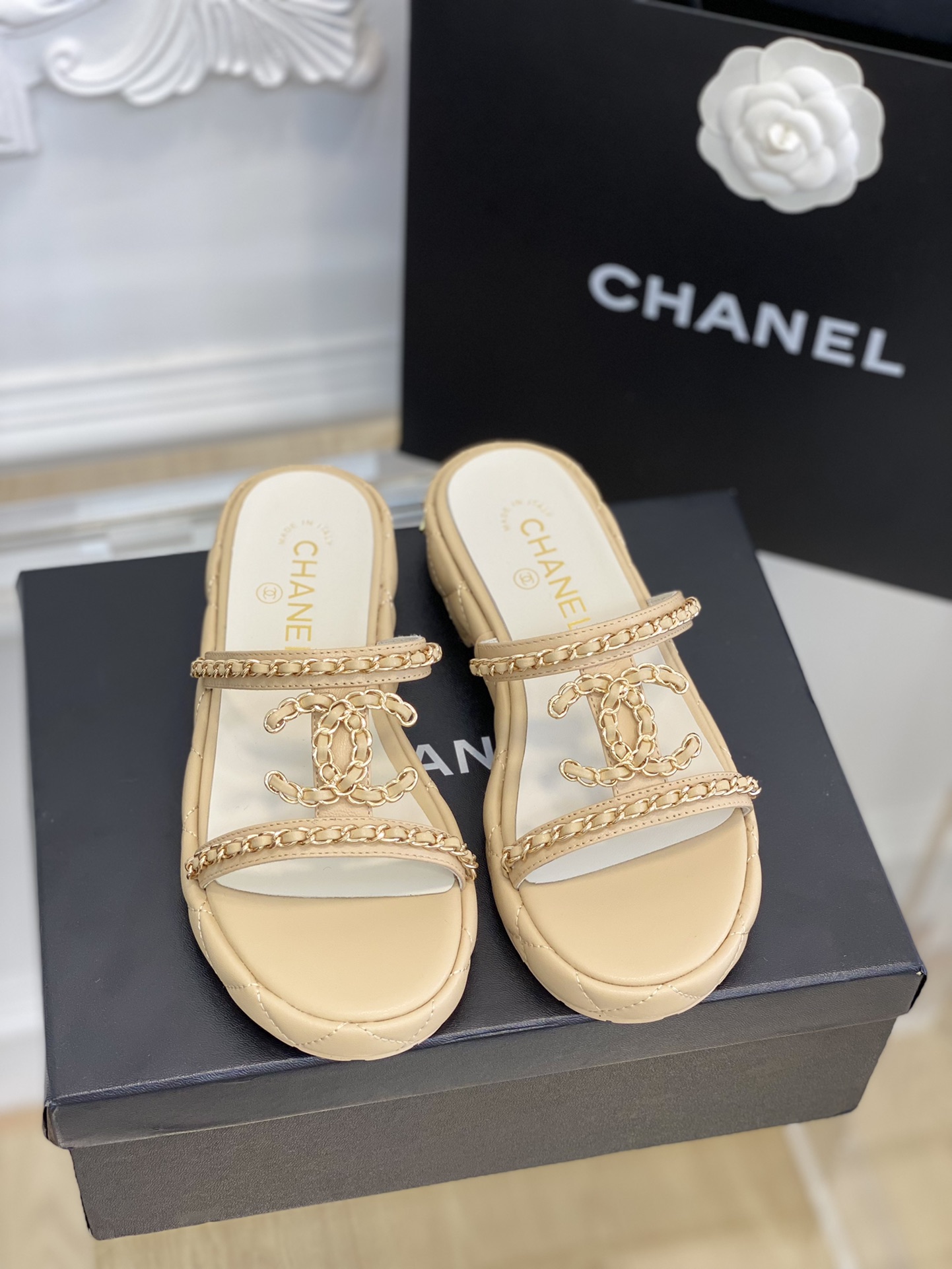 Chanel小香23c新品菱格链条️