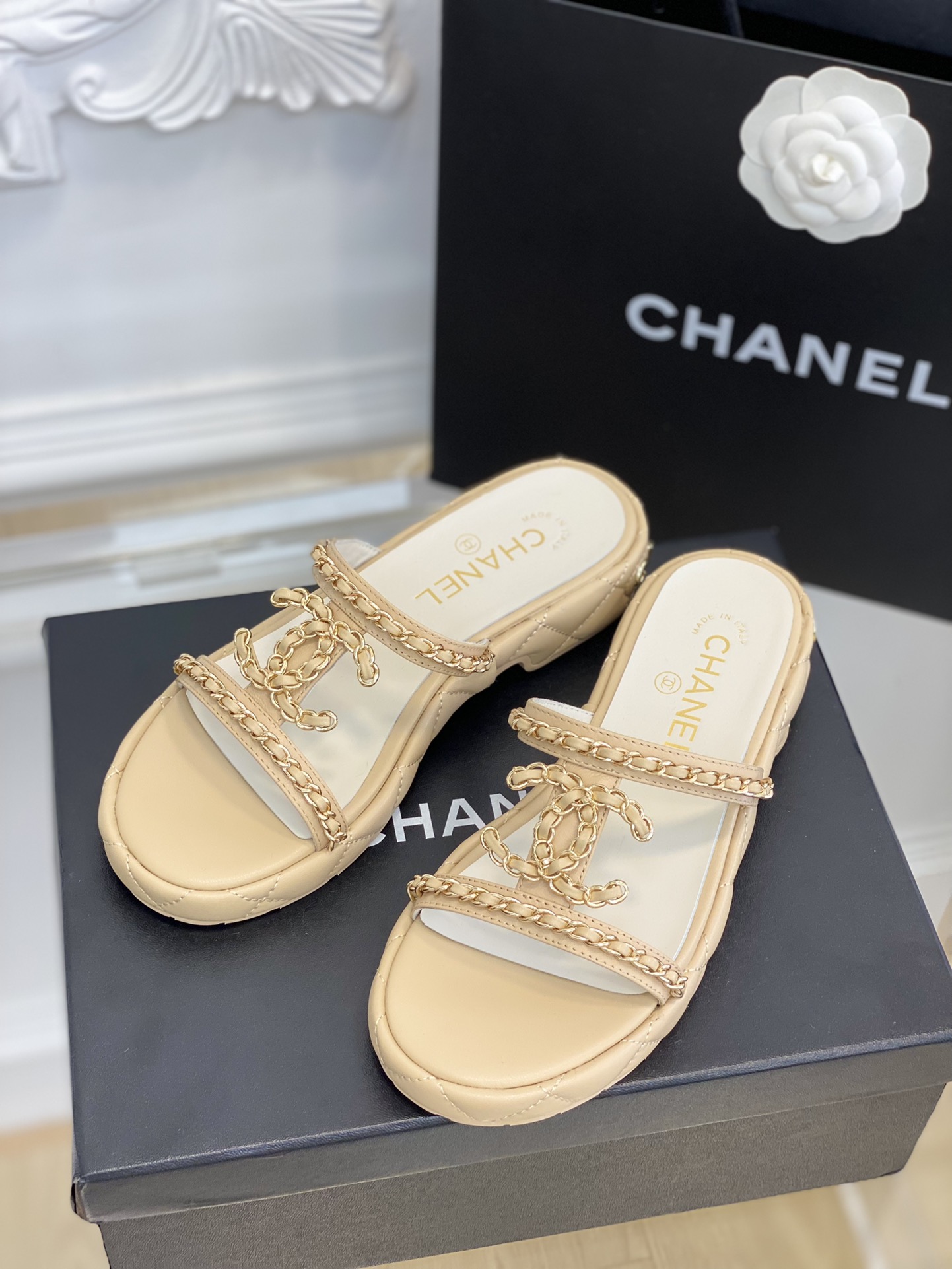 Chanel小香23c新品菱格链条️