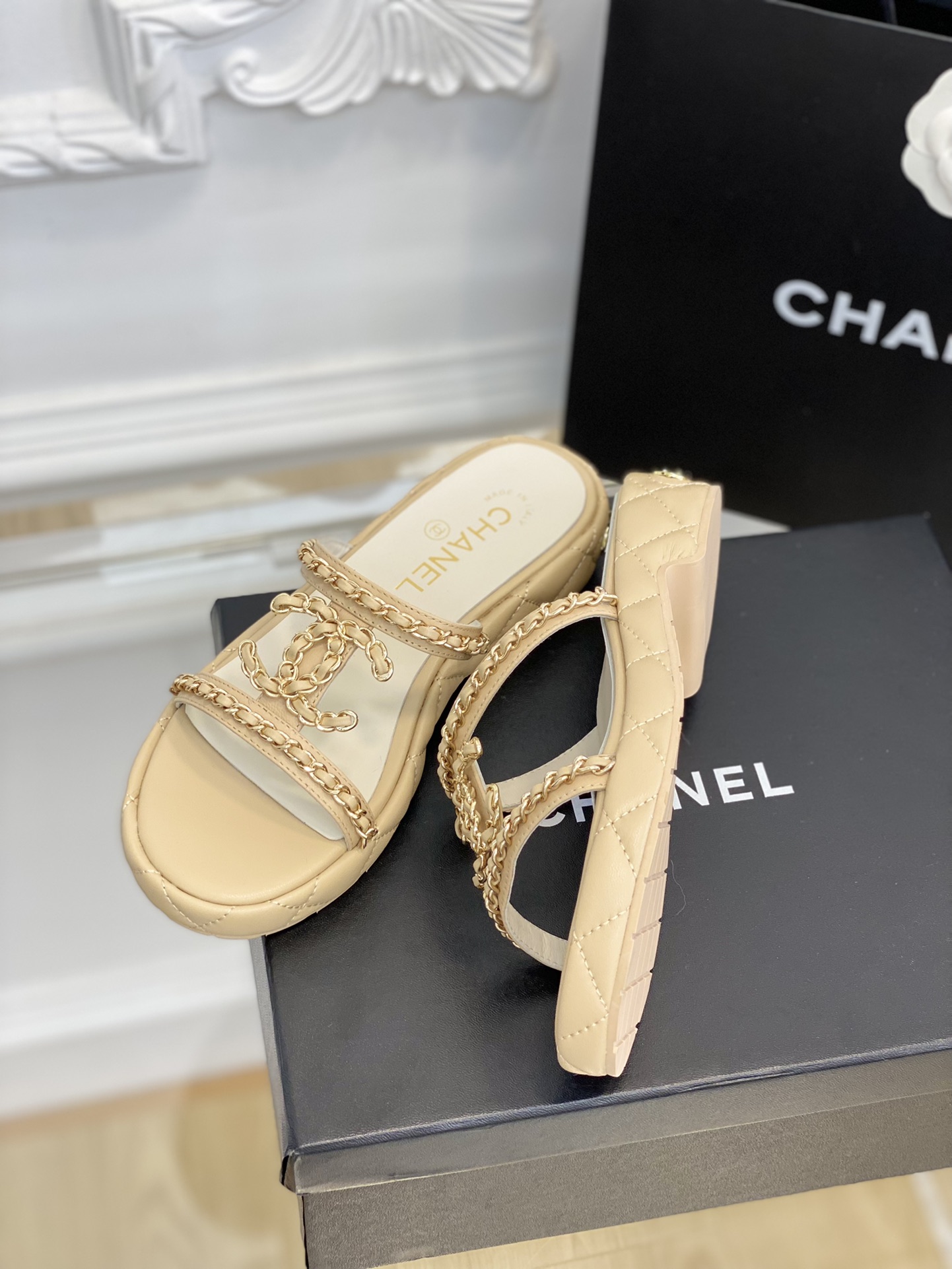 Chanel小香23c新品菱格链条️