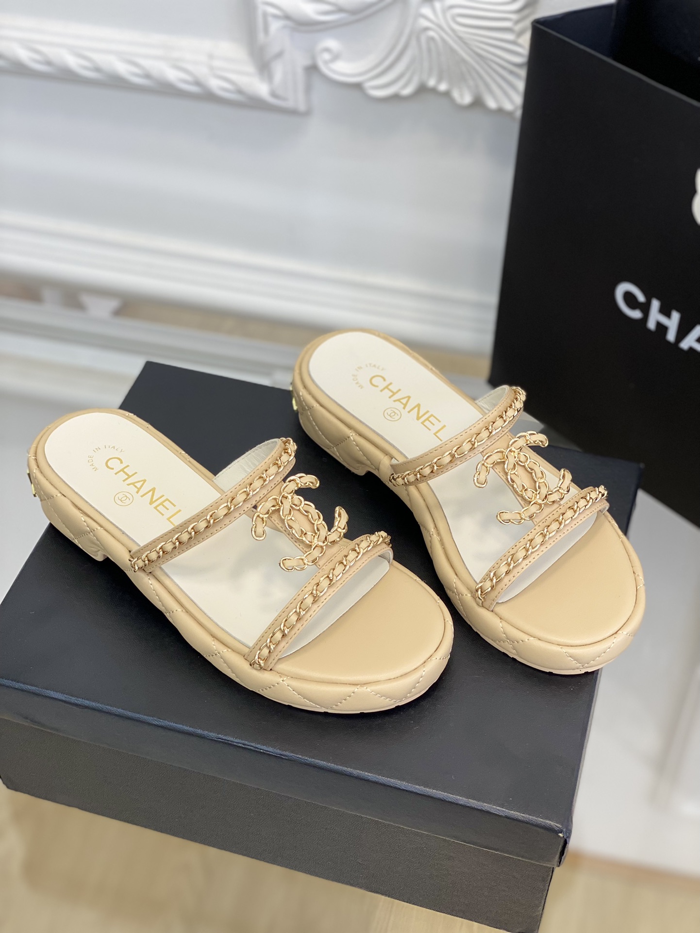 Chanel小香23c新品菱格链条️