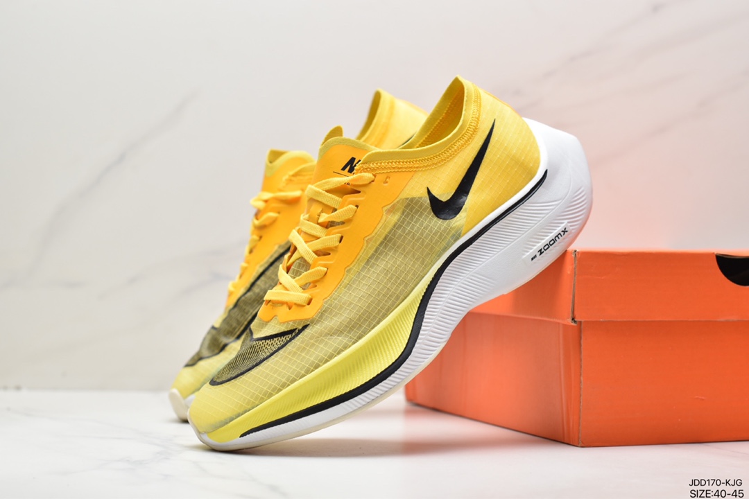 120 耐克NIKE ZoomX Vaporfly NEXT%”Volt”全新下一代超级马拉松运动跑鞋 AO4568-001