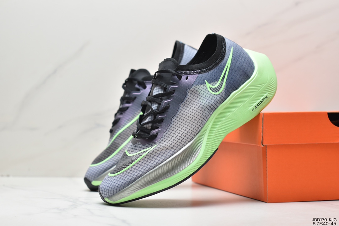 120 耐克NIKE ZoomX Vaporfly NEXT%”Volt”全新下一代超级马拉松运动跑鞋 AO4568-001